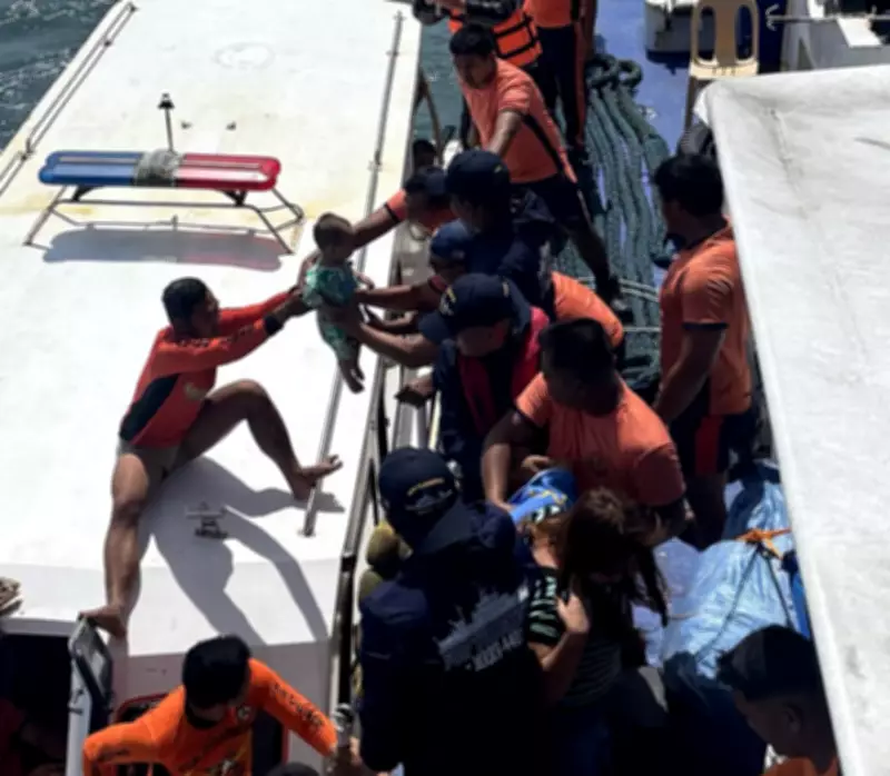 PCG Rescues 253 from Distressed Vessel off Basilan Amid Tropical Storm