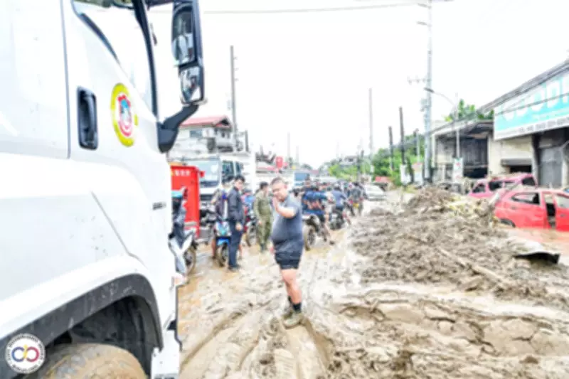 PNP Deploys Teams for Road Clearing After Tropical Cyclone Basyang Hits Mindanao