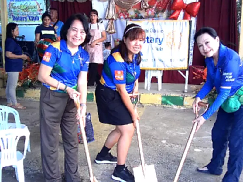 Rotary Club's Covered Court Project Brings Joy and Education to Barangay Ilang