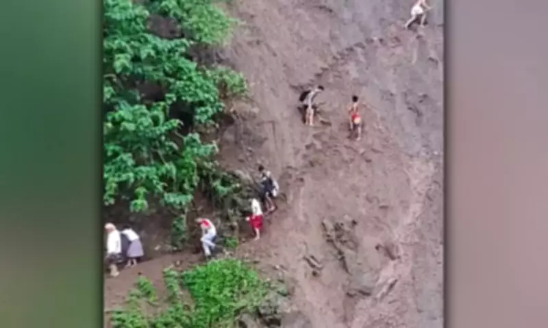 Talisay City Students Face Perilous Trek After Bridge Destruction