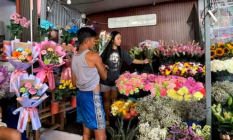 Valentine's Day Flower Prices Surge at Davao's Bankerohan Market