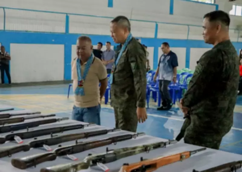 Zamboanga Residents Surrender 40 Firearms and Explosives in Peace Initiative