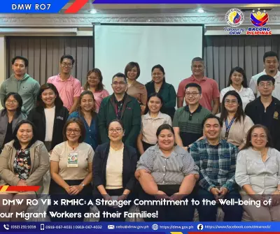 DMW Regional Office VII Joins Central Visayas Mental Health Committee for OFW Support