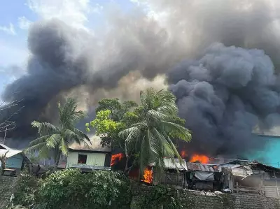 Massive Fire Destroys 89 Homes in Bacolod City, Displacing 849 Residents