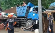Garbage Truck Accident in Consolacion: Brake Failure Leads to Crash and Transfer of Waste