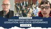 Kiko Barzaga Discusses Leadership, Legislation, and Local Governance in Exclusive Interview