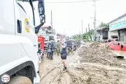 PNP Deploys Teams for Road Clearing After Tropical Cyclone Basyang Hits Mindanao