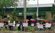Samal Farmers Storm DAR Office Over Alleged Corporate Land Grab of 250 Hectares