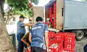 Truck Loaded with Undocumented LPG Canisters Seized in Camotes Island Checkpoint