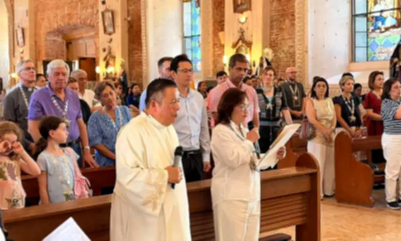 Arroyo Leads Diplomatic Tour of Pampanga's Historic Lenten Churches