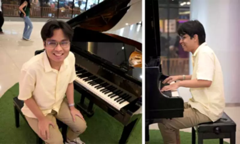 Blind Autistic Pianist Captivates Mall Audiences with Musical Gift