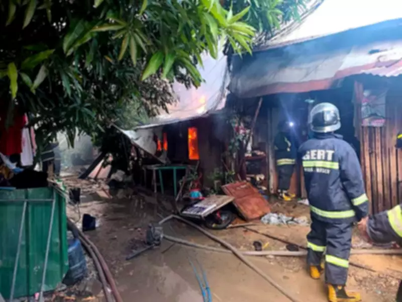 Cebu City Fire Displaces 70 Residents, 9 Homes Destroyed in Barangay Guadalupe Blaze