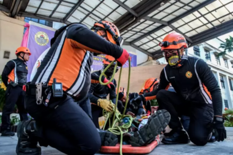 Cebu City Hall Staff Participate in National Earthquake Drill Amid Leadership Shifts