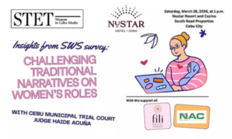 Cebu Media Women's Forum to Challenge Traditional Gender Roles Based on SWS Survey