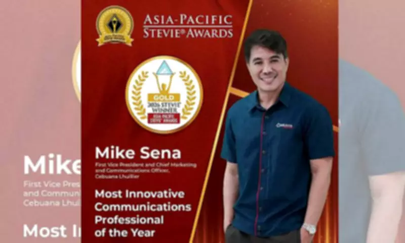 Cebuana Lhuillier's Emirosco Michael Sena Wins Asia Pacific Stevie Award