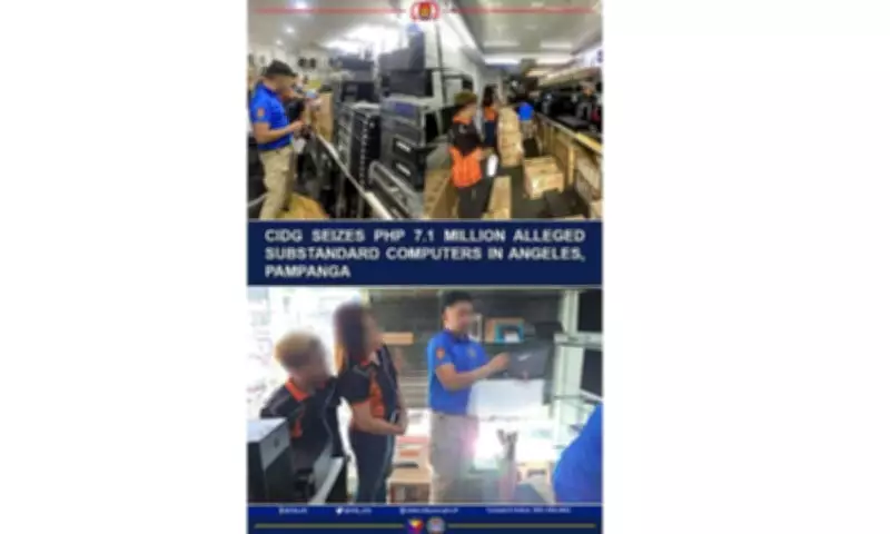 CIDG Raids Angeles Warehouse, Seizes P7.17M in Unlabeled Computers