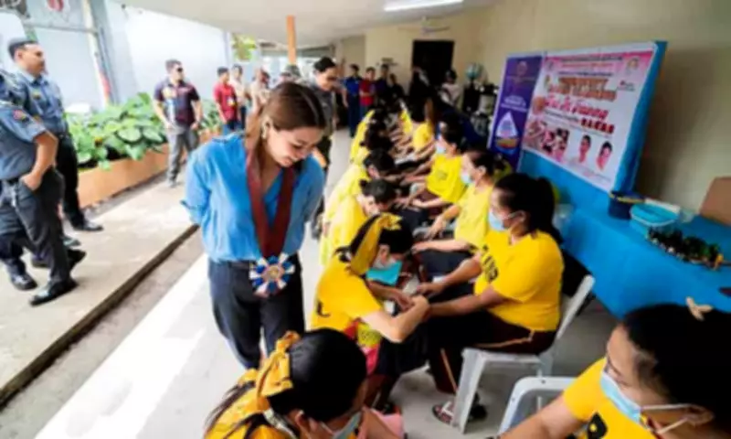 Governor Cagas Celebrates Birthday Early with Inmates, Delivers Aid in Davao del Sur