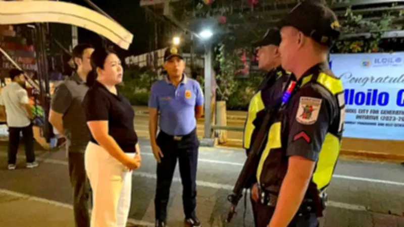 Iloilo City Mayor and Police Chief Inspect Holy Week Security Deployment