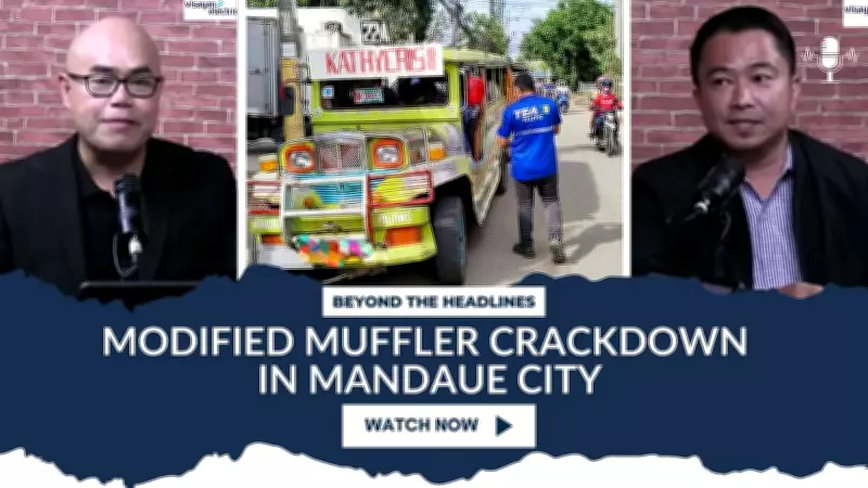 Mandaue City Launches Crackdown on Modified Mufflers to Curb Noise Pollution