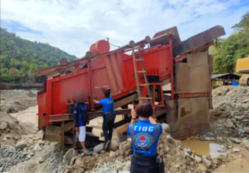Nine Arrested in Negros Occidental Illegal Mining Raid Under Oplan Kalikasan