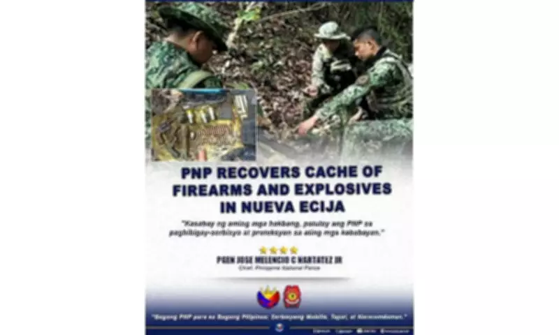 Nueva Ecija Police Seize Firearms, Explosives in CTG Cache Operation