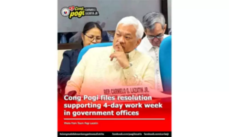Pampanga Lawmaker Proposes Four-Day Government Work Week to Save Energy Amid Middle East Conflict