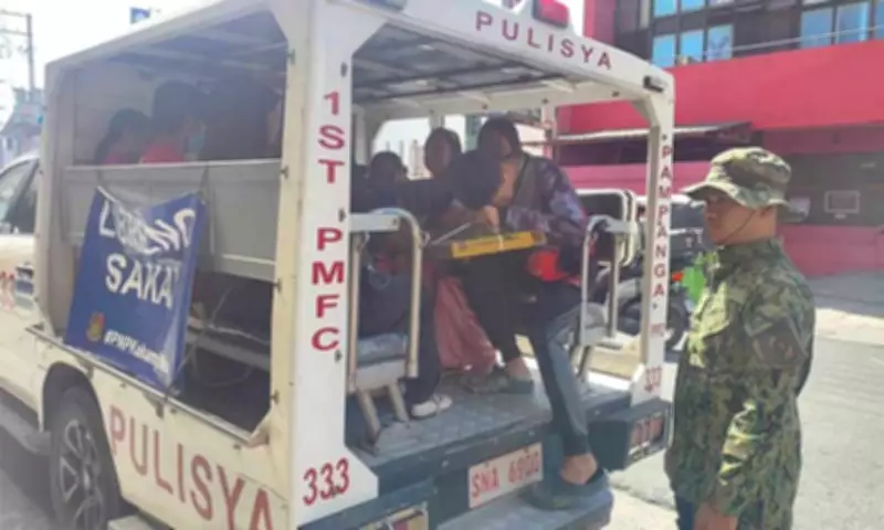 Pampanga Police Offers Free Rides Amid Transport Holiday Protesting Fuel Prices