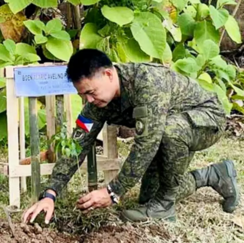 Philippine Army Plants 571 Seedlings in Sulu for 129th Founding Anniversary