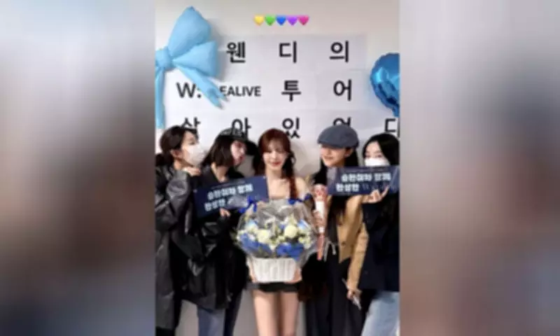 Red Velvet Reunites After 388 Days to Support Wendy's Solo Concert