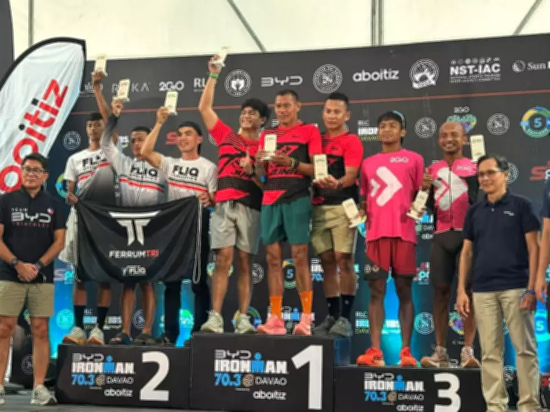 Team Juna's Stunning Victory at BYD Ironman 70.3 Davao Relay Championship