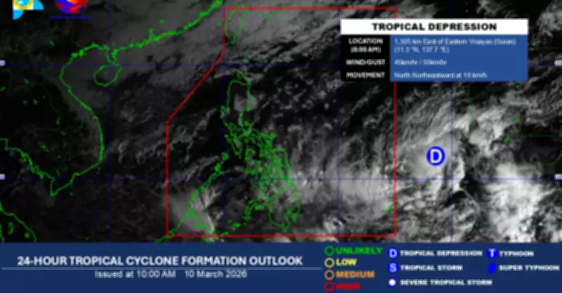 Tropical Depression Forms Outside Philippine Waters, May Enter PAR Soon