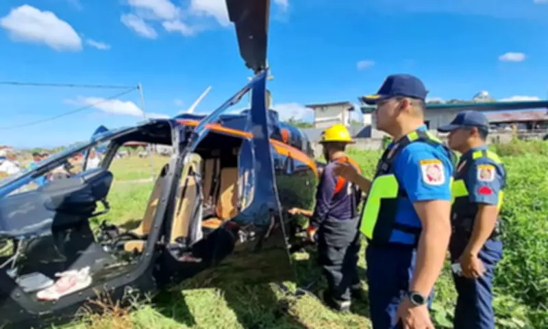 Two Killed in Civilian Helicopter Crash in Pililla, Rizal; Investigation Ongoing