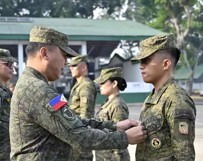 Philippine Army Honors Promoted Officers in Sulu Ceremony Led by Major General Peña