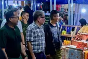 Military and Local Government Ensure Security at Jolo Night Market During Ramadan