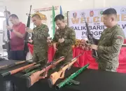 Military Hails Surrender of 17 High-Powered Firearms in Maguindanao del Sur
