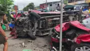 Nearly 20 Injured in Jeep-Car Collision on Cebu National Highway
