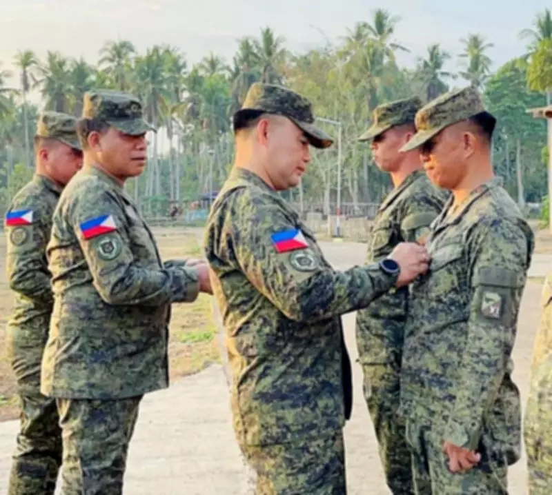 1102nd Infantry Brigade Honors Newly Promoted Personnel in Sulu Ceremony
