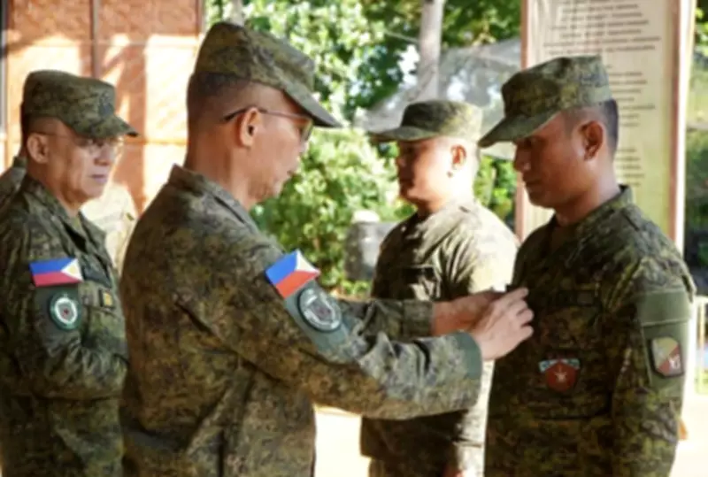 4 Soldiers Promoted in 1103rd Brigade Ceremony in Sulu