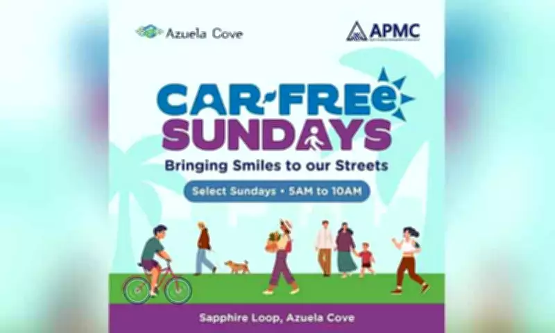 Azuela Cove's Car-Free Sundays Foster Active, Sustainable Urban Living