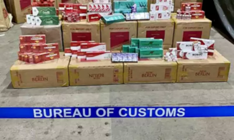 Bureau of Customs Seizes ₱156 Million in Smuggled Cigarettes in Davao City