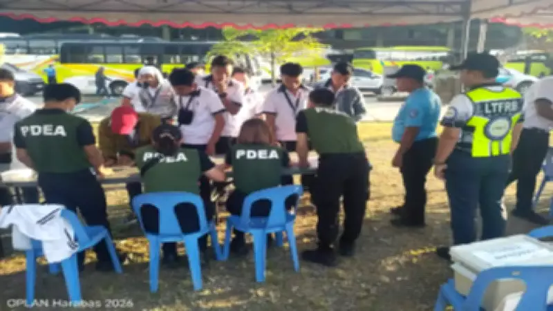 Butuan City's Surprise Drug Test: 100 PUV Drivers and Conductors All Test Negative