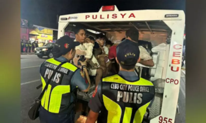Cebu City Police Nab 382 in First Night of 'Safer Cities' Ordinance Crackdown