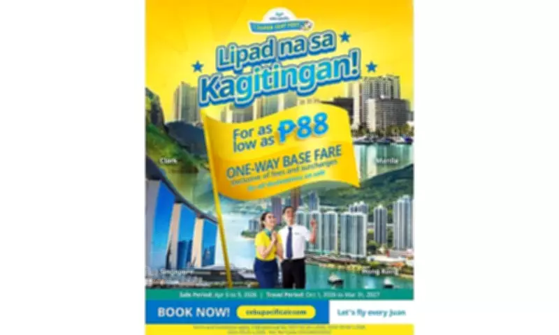 Cebu Pacific Launches Day of Valor Seat Sale with PHP 88 Base Fares