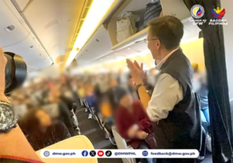 Eighth Government Flight to Repatriate OFWs from Middle East Crisis