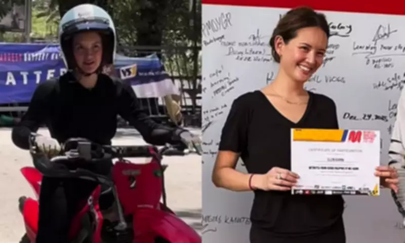 Ellen Adarna Takes Motorcycle Lessons, Netizens Express Safety Concerns