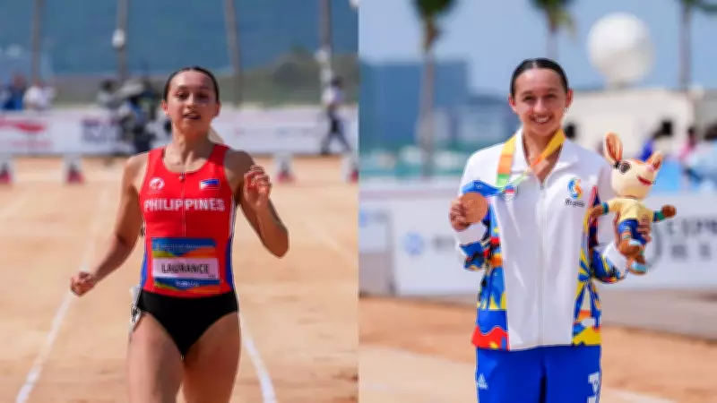 Filipina sprinter Lauren Hoffman wins bronze at Asian Athletics Championships