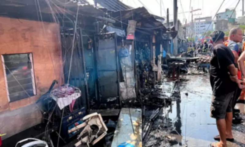 Fire Destroys Homes in Cebu City, Causing P180,000 in Damages