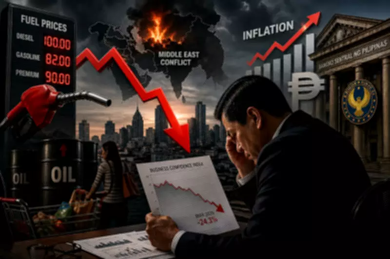 Fuel Price Surge Drags Philippine Business Sentiment to Pessimistic