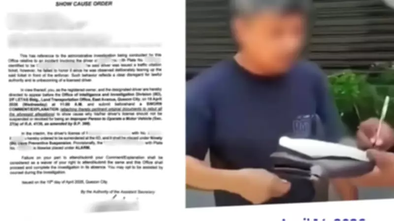 LTO Summons Taxi Driver Who Tore Up Traffic Ticket in Viral Video