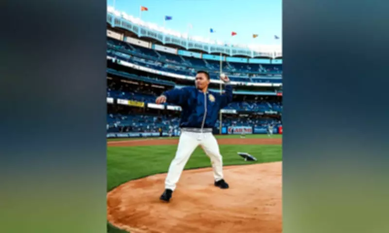 Manny Pacquiao Throws First Pitch at Yankee Stadium, Reveals Baseball as His First Sport